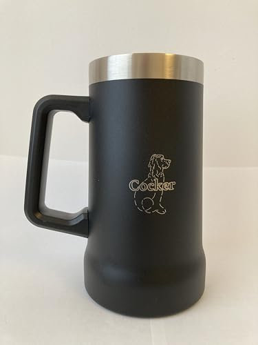 Cocker - Jarra de Cerveza - Jarra para Fernet - Acero Inoxidable - Taza Térmica - Doble Pared - Jarra Térmica - Termo - Bebidas - Frío - Caliente - 700ml.