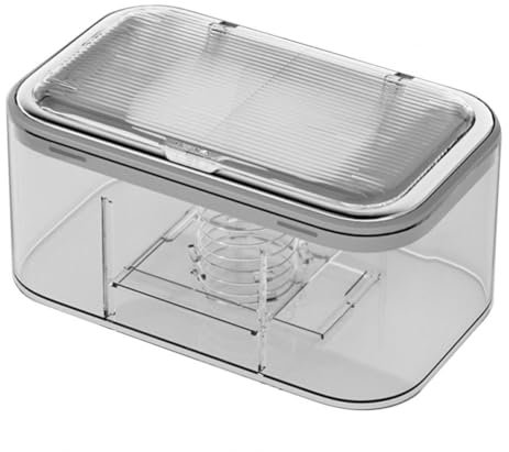 Sevenvtwo Feuchttuchhalter Zur Wandmontage, Feuchttuchspenderbox Zur Wandmontage mit Fassungsvermögen, EasyOpen-Federplatte, Multifunktional, A