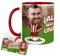 Anak Anak Tazas desayuno Futbol - Taza personalizada con caricatura y nombre - Tazas originales para regalar fanáticos futbol - Taza de futbol Español - Tazas de cafe 350 ML - Regalos (Almería)