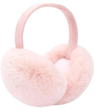 GWAWG Ear Muffs Women,Faux Fur Ear Warmers,Soft Winter Ear Warmers,for Winter Cold Weather Outdoor Christmas