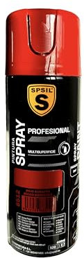 MORE FREE Pintura Spray rojo burdeos de 400 ml Adecuado para las Superficies de Metal, Madera y Plástico Pack de 1 Unidad