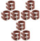 BESPORTBLE 3sets Bike Basket Straps Baskets Front Bike Basket Collapsible Bike Basket Pannier Bags for Bikes Bike Basket Belt Bike Basket Liner Bike Basket with Cup Holder Pad Brown 3pairs*3
