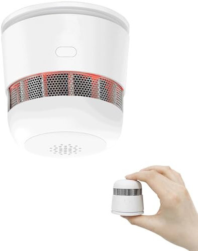 Mini détecteur de fumée Ø 5cm [VisorTech]