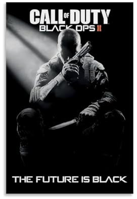 PANTTING Call Of Duty Black Ops 2 Poster, ästhetischer Leinwand-Kunstdruck, Heimdekoration für Schlafzimmer, Wohnzimmer, 40 x 60 cm, ungerahmt