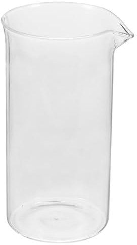 UKCOCO Tasse à Café Filtre En Verre 350 Ml Résistant à La Chaleur Pour Cafetière 6 Tasses, Verre De Rechange Pour Cafetière à Piston, Tasse à Expresso Adaptée à Boissons Chaudes Et Froides