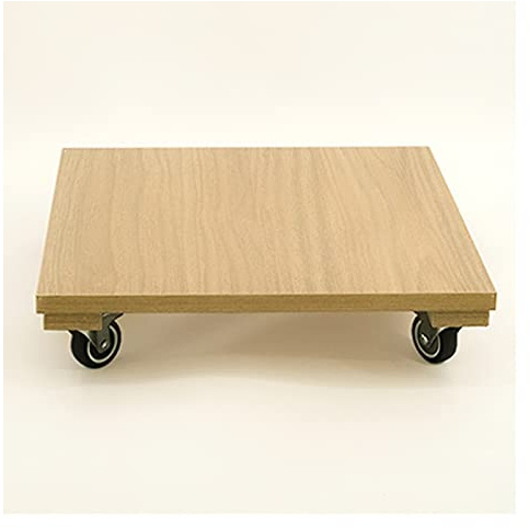 ZHANGshouf Vasenständer, Pflanzen-Caddy, beweglicher Pflanzkübel, Tragkraft 110 Pfund, Pflanzenständer-Palette für schwere Pflanzkübel, Trolley-Tablett