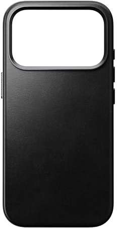 NOMAD Traditional Leather Case | für iPhone 17 Pro | Schutzhülle aus hochwertigem Echtleder | MagSafe-kompatibel | Black Horween