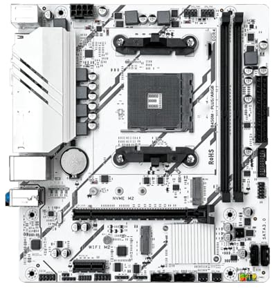 scheda madre Scheda madre Fit For JGINYUE B450M PLUS ARGB AM4 M-ATX supporta CPU serie Ryzen2000-5000 EXPO DDR4 64 GB RAM PC desktop