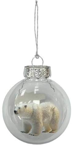 Wildlife Wonders Weihnachtskugeln | Wildlife Wonders Glaskugeln Christbaumschmuck | Vintage Highland Kuh Christbaumschmuck | Gläser Tiere Kollektion Deko