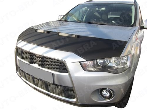 AB3-00112 Auto Bra kompatibel mit Mitsubishi Outlander Bj. 2010-2012 Haubenbra Steinschlagschutz Tuning Bonnet Bra