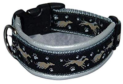 Hunde Halsband Windhund Silber