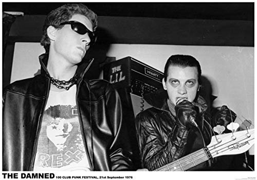 The Damned Poster 100 Club Punk Festival 1976