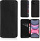 32nd Classic Series 2.0 - Real Leather Book Wallet Flip Case Cover For Apple iPhone 11 (6.1), Real Leather Design With Card Slot, Magnetic Closure and Built In Stand - Black