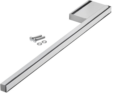 SOTECH Aluminium Handtuchhalter PARAT II (390 x 60 x 15 mm, BA 40 mm, Chrom poliert) Küchen Handtuchstange für die Schrankmontage