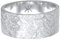 Kuzzoi Herrenring (9 mm) Massiv Handgeschmiedet, Bandring für Männer aus 925 Sterling Silber, Cooler Silberring im Used Look, Ring mit rustikaler Struktur poliert, Ringgröße 60, 0612992920_60