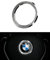 BLINGOOSE für BMW Zubehör Lenkrad Emblem Aufkleber BMW 3 5 6er X1 X2 X3 X4 X5 M2 M3 M6 Glitzer Car Auto Deko Strasssteine Silber 1St