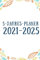 5-Jahres-Planer 2021-2025: Gebundenes Buch / Jahresplaner Monatskalender