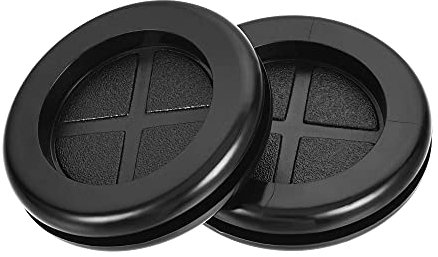sourcing map Passe Fil Caoutchouc Oeillet Rond Double Face Support Diamètre 30mm Passe Câble Caoutchouc Protection 4pcs