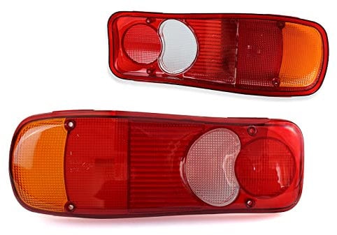 2x Lichtscheibe Glas Ersatzglas Heckleuchte Links Rechts Rückleuchtenglas Rückleuchten Rücklicht