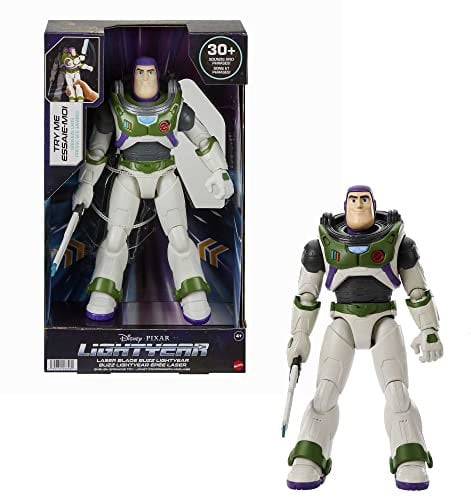 Buzz Lightyear HJC60 - Laserschwert Buzz Lightyear 30 cm große Actionfigur mit mechanischer Bewegung, Lichtern, mehr als 30 Geräuscheffekten, bewegliches Spielzeug, ab 4 Jahren[Exklusiv bei Amazon]