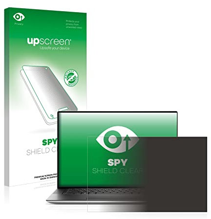 upscreen Anti-Spy Blickschutzfolie für Dell XPS 15 9520 Non-Touch Made in Germany, Privacy Screen Displayschutz-Folie [Sichtschutz, Blaulichtfilter]