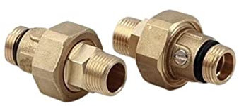 Anschluss-Set R 1/2 AG x R 1/2 AG x 15 mm, zum Anschluss an Umwälzpumpen Modelle UP 15-13 B/BU und UP 15-14 B/BU/BT/BUT, 2 x 2 x 4 cm (Referenz: Grundfos 00ID8748)