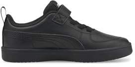 Puma Rickie AC PS Unisex-Sportschuhe für Kinder, Schwarz, 33 EU