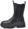 IF FASHION Stivali Stivaletti Anfibi Scarpe Chelsea da Donna Platform IF-6626 Nero N.36