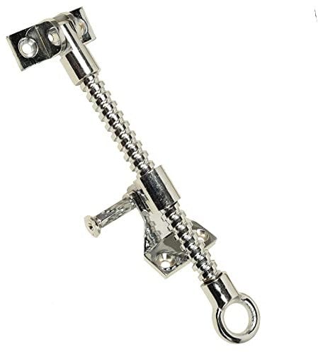 Haven Heritage Window Screw Jack for Skylights Single Thread (Polished Chrome, 200mm)