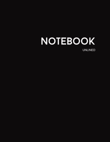 Blank Notebooks │ Unlined Sketchbook Note pad for Drawing , Sketchbook, white paper