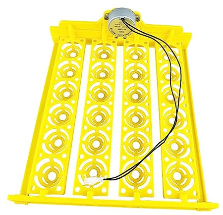 Colcolo Bandeja para de Huevos Rieles para Huevos 24 Huevos para incubar Bandeja volteadora de Huevos automática Motor para el