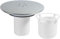 Bonde Douche 90 mm/115mm Bonde de Douche, Siphon Douche, Capot Bonde Douche Interchangeable Chromé, Remplacement de Couvercle de Siphon Douche pour Salle de Bain