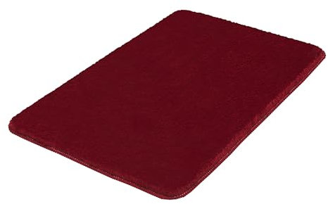 Kleine Wolke Badteppich Marco, 70x120 cm, Granat
