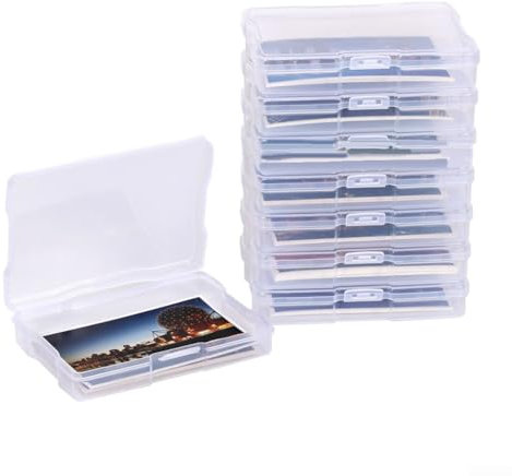 Set di contenitori per foto, organizer per foto, contenitore per foto, per conservare i tuoi ricordi preziosi (5 pezzi)