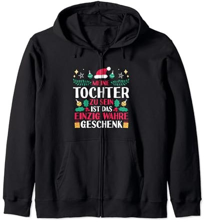 Weinachten Mutter Mama Tochter Weihnachts Kapuzenjacke