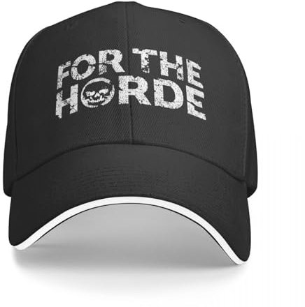 TeysHa Baseballkappe Snapback Sonnenhut für The Horde Game Washed Herren Baseball Cap Radfahren Trucker Snapback Caps Papa Hut Golf Hüte Männer Frauen