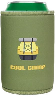 Rurunklee Fundas para latas, fundas para latas de bebidas, fundas aislantes para enfriar latas, soporte antideslizante para botellas de cerveza, fundas gruesas de neopreno estándar para cerveza,