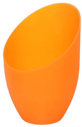 Amosfun Kunststoff- -Lampenschirm Ersatz Für Geneigten E27-Stehlampenschirm Austauschbare Multi-Head-Lichtabdeckungen Für Pendellampe, Bogenleuchte, Tischlampe, Fluter Led-Stehlampe 40-Mm-Loch Orange