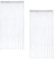 EXIN DEHCEN 2 Piezas Cortinas de Flecos Hilos, 100 x 200 cm Cortina Flecos Puerta, Fly Screen Door Chain Curtain, Panel de Cortina de Cuerdas para Cortar, Casarse, Café, Dormitorio, Fiestas (Blanca)
