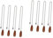 Gadpiparty 8stücke Vintage Holz Deckenventilator Kettenverlängerung Teiliges Dekorative Pull Chain Für Deckenleuchten Lampen Und Vorhänge Stilvolle Raumgestaltung