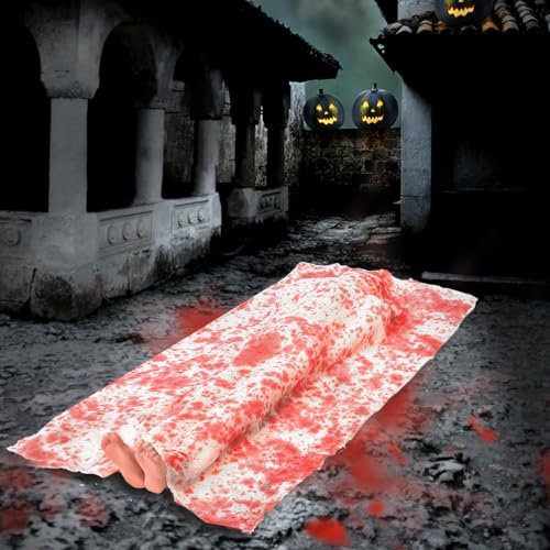 Halloween Deko, Halloween Requisiten Dekorationen zurück aus dem Grab Leiche, Thriller Toter Körper Gefälschte Leiche, Horror Halloween Toter Körper Friedhofs Halloween Dekorationen Outdoor Graden