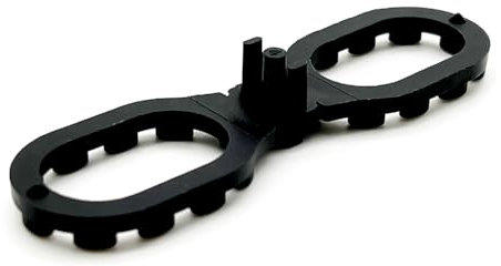 Outgarden Abstandshalter für Terrassendielen | 50 Stück Distanzhalter für Hinterlüftung 4mm | Verstellbare Distanzfüße | Optimale Belüftung und Schutz vor Feuchtigkeit | Ideal für Holzterrassen