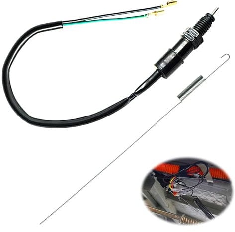 Interruptor de Luz de Freno Trasero Universal con Kit de Resorte,Interruptor Moto,Compatible con Honda Kawasaki Suzuki Yamaha Quad Bikes ATVs Scooters,Mejora la Seguridad Vial