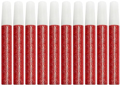 vohiko Glitter Glue Pens for Kids, Glitter Glue Pens Bulk 10 Colors Crafts Glitter Glue Rainbow Glue Stick Glitter Glue for Crafts Supplies for DIY Arts Projects Scrapbooking Cards