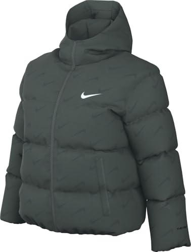 Nike Jacke Sportswear Classic Legere Therma-Fit-Puffer-Jacke Für Damen, Vintage Green/White, FV7941-338, M