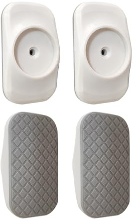 4 Pack Baby Gate Wall Protector, Stair Gate Wall Protector, Rubber Pad Protect Walls & Doorways for Pet & Dog Gates, Pressure Mounted on Stair Gate, No Screw Need By Amorbase