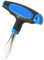 10mm T Handle Screwdriver T Handle Flat Head Screwdriver with Ergonomic Plastic Handles Screw Drivers Assembly Tools for Slotted Screws Used on Quick Release Plate or Camera Tripod Monopod Blue Black