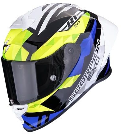 SCORPION EXO-R1 EVO II AIR VALERE Black-Blue-Fluo Yellow XS