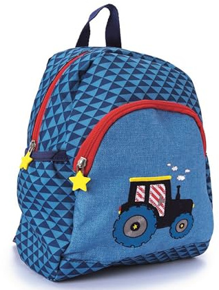 Familando Kinder Rucksack Die Spiegelburg TRAKTOR für Kinder ab 2 Jahren; ergonomisch, stabil & leicht mit Brustgurt