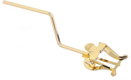 Asixxsix Lyre pour Saxophone, Pince à Partitions pour Saxophone Alto élégante Finition Dorée, Support de Musique pour Ténor avec Conception Portable Sécurisée pour Saxophones Alto et Ténor